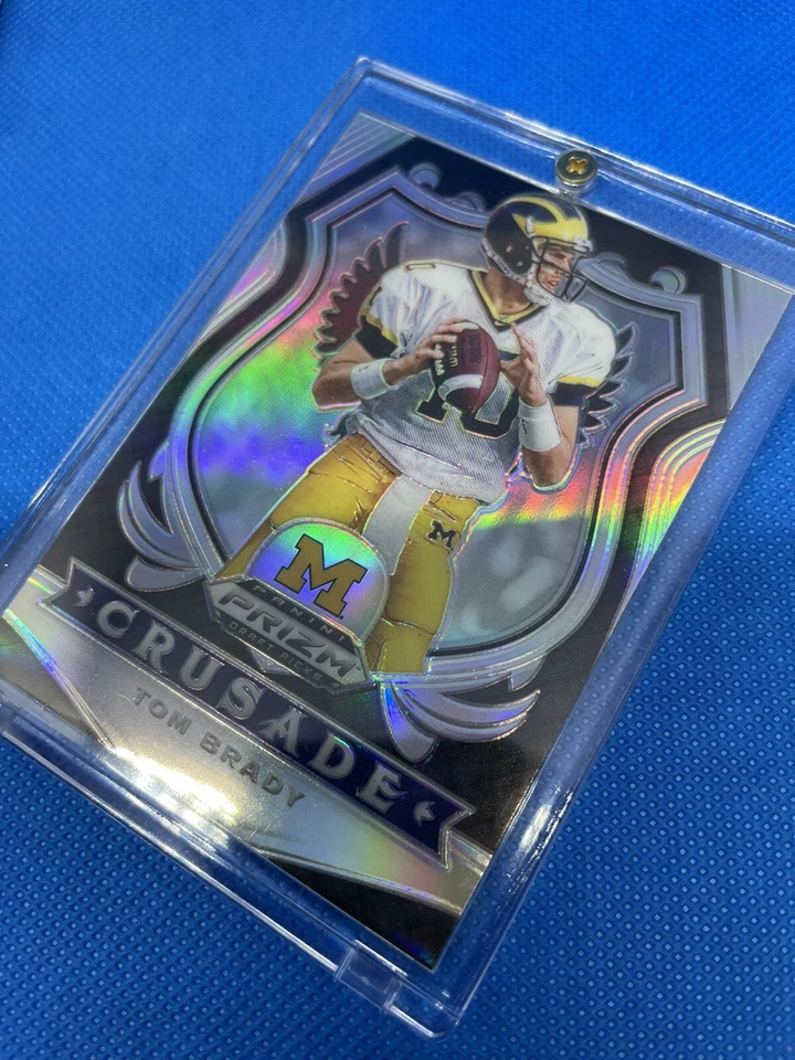 Tom Brady 2020 Panini Prizm Draft SILVER PRIZM #100 New England NFL Card MINT! - Image 3 of 3