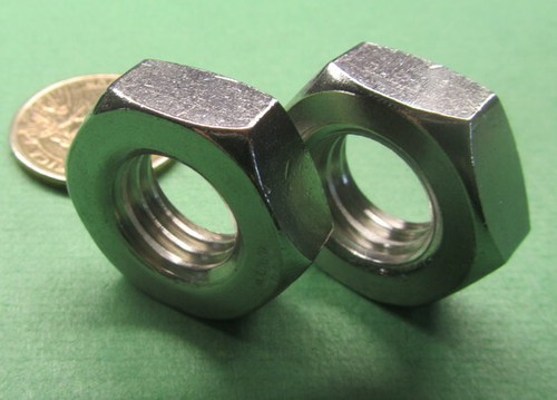 Stainless Steel Hex Nut, RH, 5/8"-11 x 1 1/16" Width x 23/64" Height. -5 Pcs - 第 1/12 張圖片
