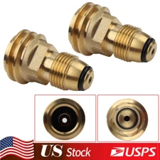 Propane Tank Refill Adapter Converts POL LP Tank Valve to QCC1/Type1 Regualtor