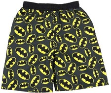 Batman Swim Trunks Shorts Boy Size 5T, Mislabeled as 4T.