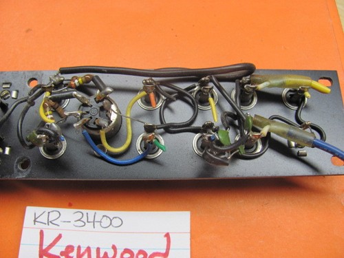 📈KENWOOD RCA TERMINALE BANK CON CONNETTORI ALTOPARLANTI KR-3400 RICEVITORE STEREO - Foto 6 di 6