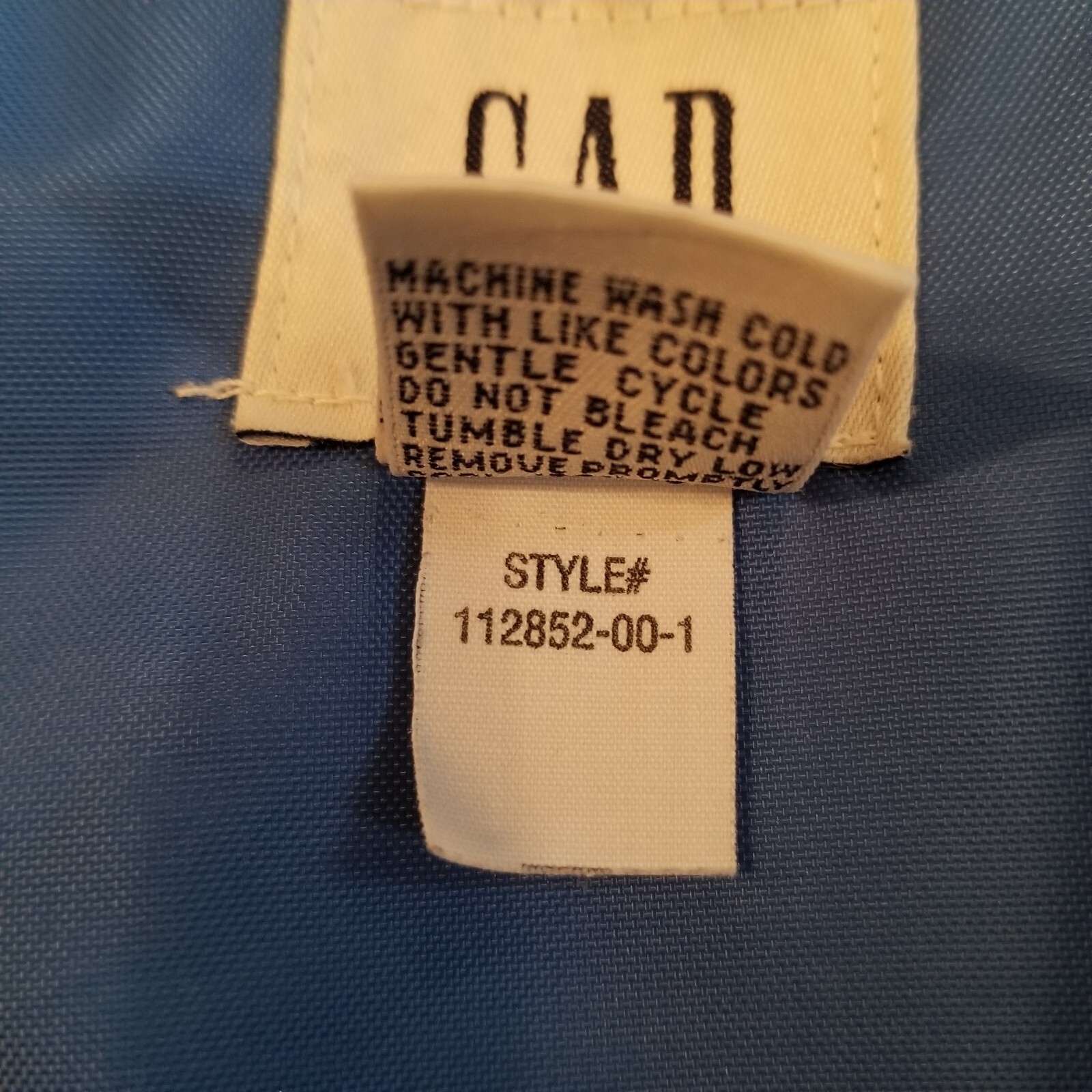 Gap Windbreaker Men's Large Blue Pullover Jacket … - image 11