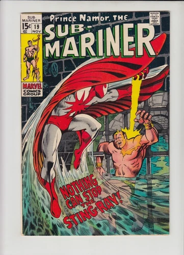 SUB-MARINER #19 FN *1st STING-RAY!!