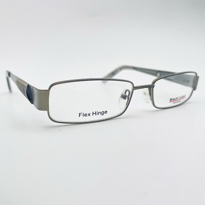 BLACK LABEL Brille MATT GUNMETAL RECHTECKIG Brillengestell MOD: BL2006