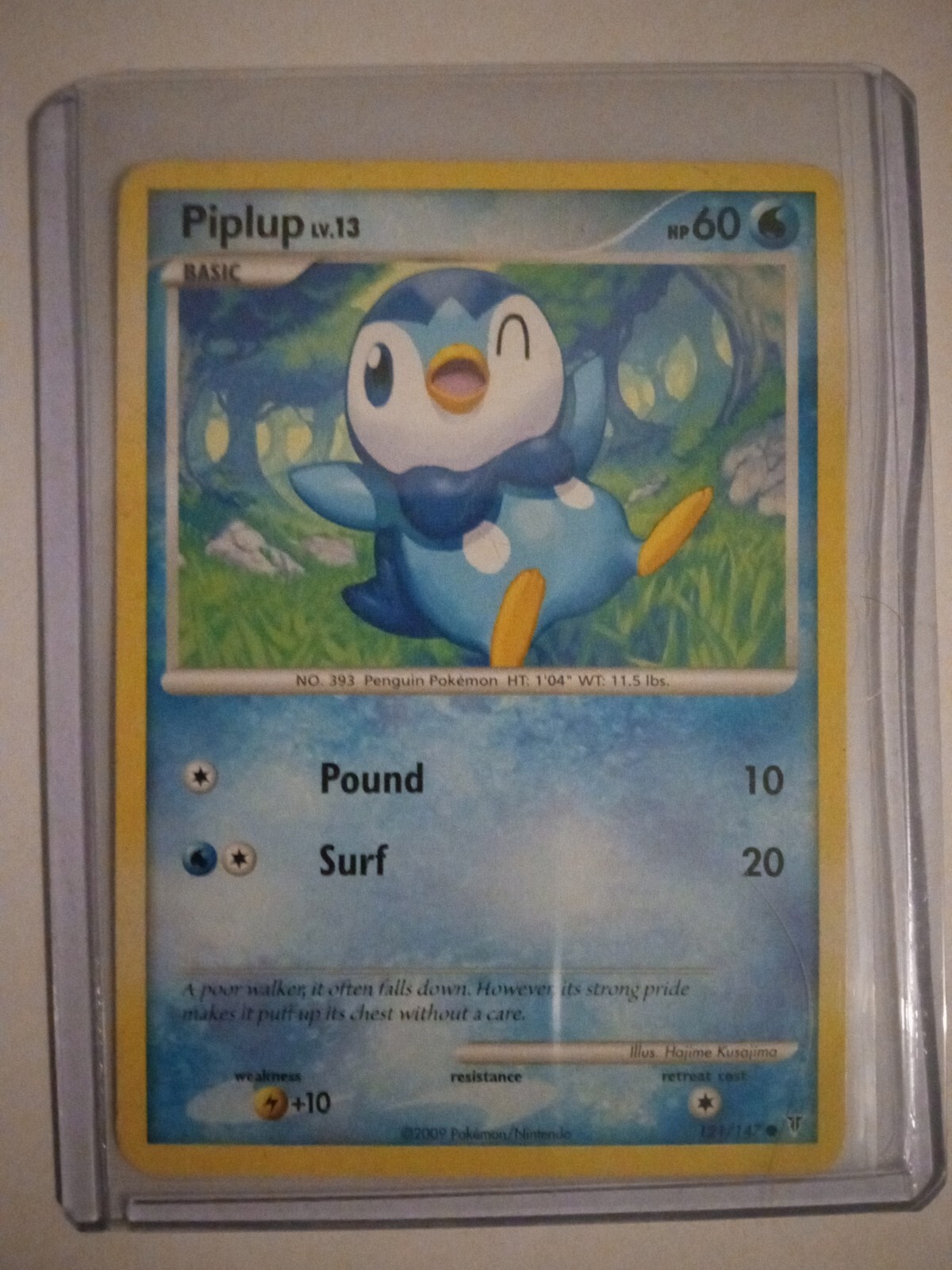 Pokemon TCG Card 2009 Supreme Victors - Piplup 121/147
