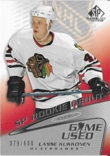 2003-04 SP Game Used LASSE KUKKONEN rookie card #55