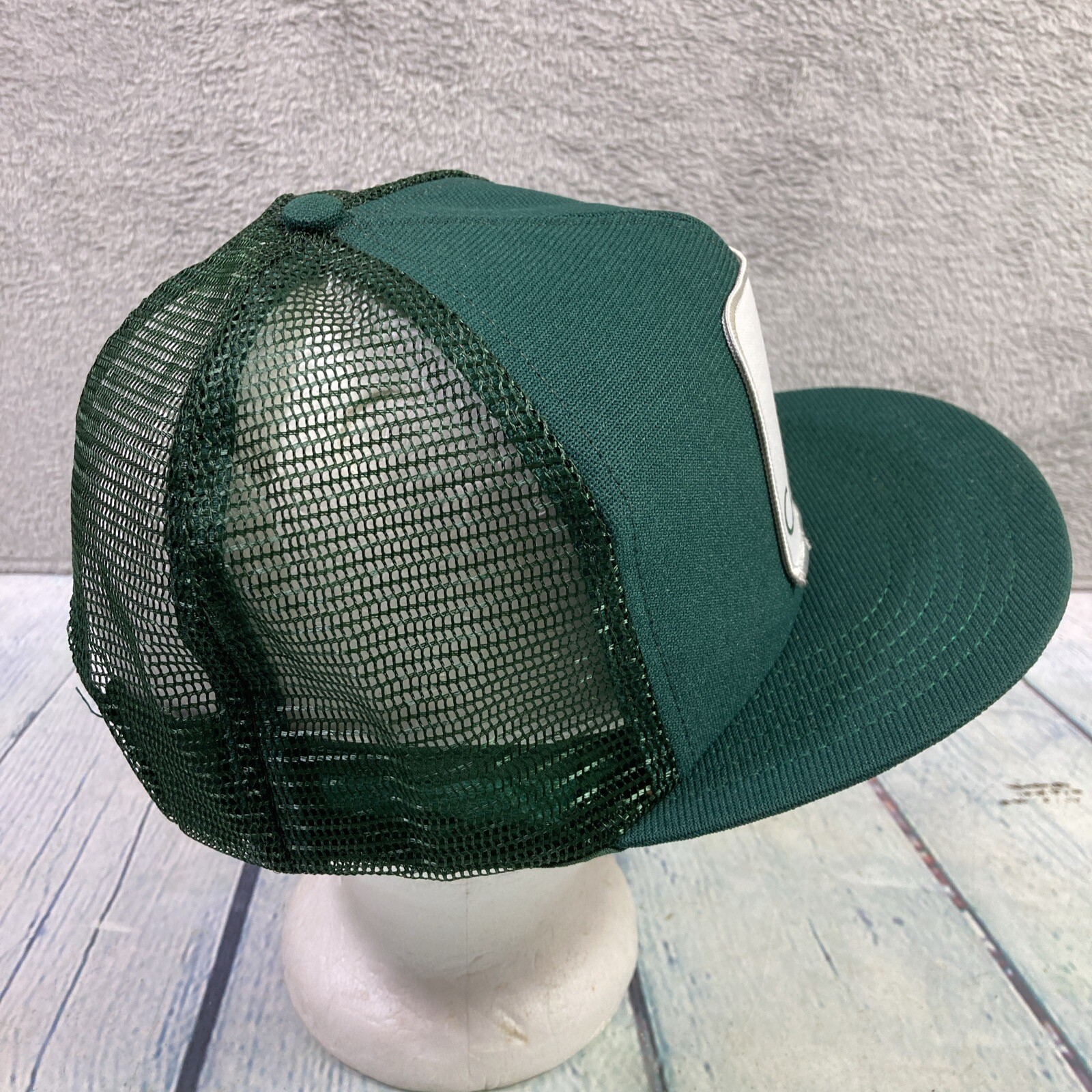 Vintage Calgene Patch Hat Cap Snapback Trucker Fa… - image 3