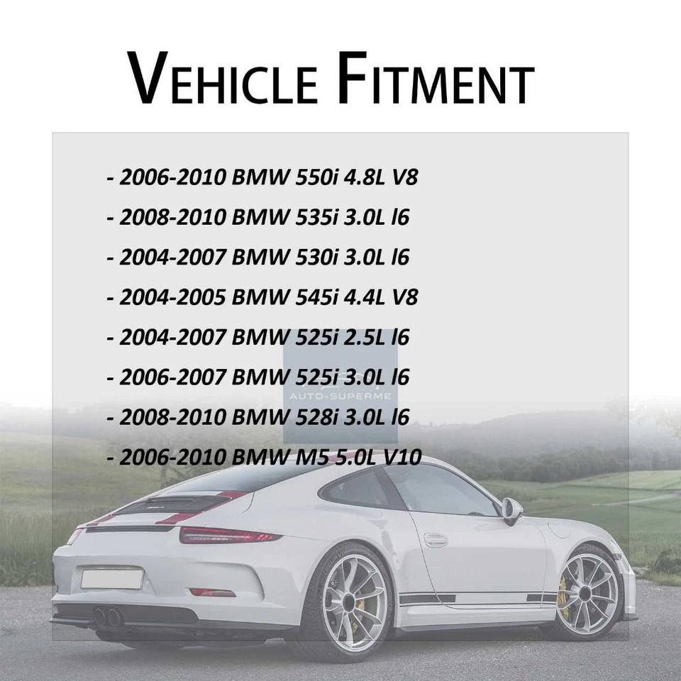 Brazo de control completo delantero inferior delantero 2 piezas para BMW 535i 2008 2009 2010 3,0 L Foto 2 de 4