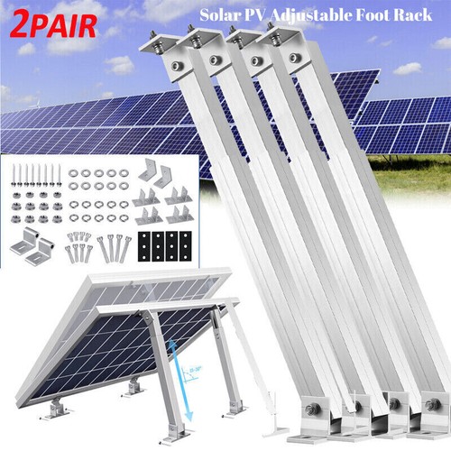 Adjustable Solar Panel Mount Bracket - 10??-60?? Tilt Angle For Roof Installation
