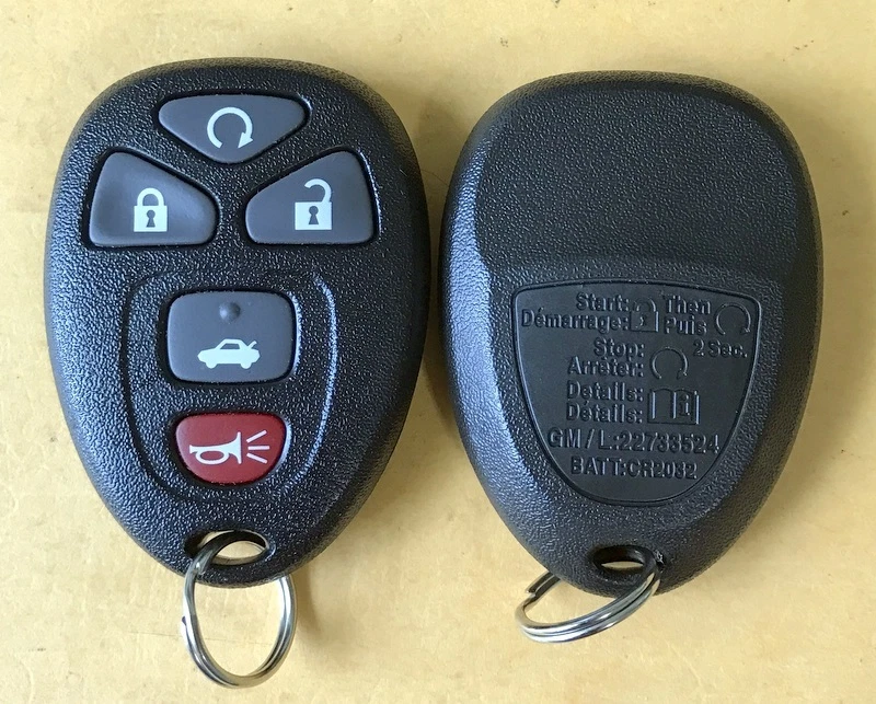 NOVO 100% OEM GM CHEVY BUICK PONTIAC SEM CHAVE ENTRADA DE PARTIDA REMOTA FOB 22733524 - Imagem 2 de 4