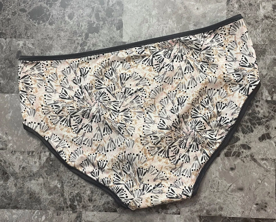 CALCINHA HIPHUGGER RARA VICTORIA'S SECRET FABULOUS L ROSA CINZA ACETINADO LISA NOVA COM ETIQUETAS - Imagem 3 de 3