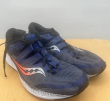 Saucony Mens Ride ISO S20444-3 Blue Running Shoes Sneakers Size 11 GUC