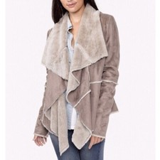 Lovestitch Annelise Micro Suede Drape Jacket S