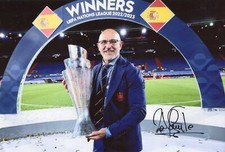 SPAIN FOOTBALL MANAGER Luis de la Fuente autograph, IP signed photo