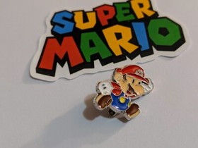 Metal Enamel Super Mario Pin luigi mushroom nintendo nes classic lapel baseball