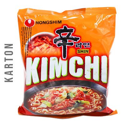 20x120g Nongshim Kimchi Ramyun Instant Nudelsuppe Kim Chi Ramen Suppe 