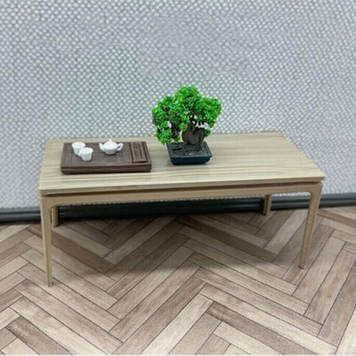 2 Pcs Dolls House Miniature 1:12 Pine Bonsai Resin Trees Plants Accessories - Picture 3 of 5