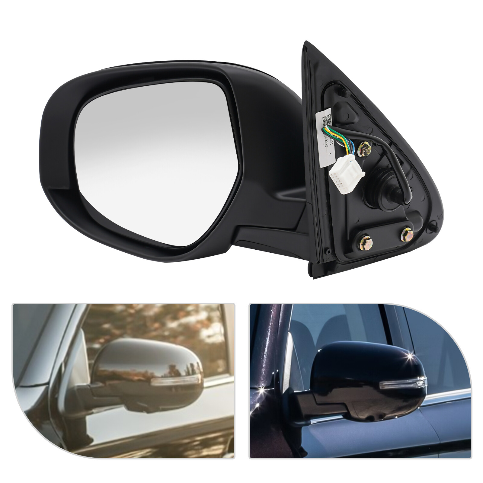 Door Mirror w/Signal for 2014-2019 Mitsubishi Outlander Power Heated Driver Side