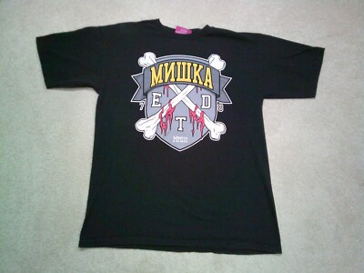 MISHA MNWKA 10th Anniversary T Shirt Mens Medium Black Decade Of Destruction