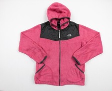North Face Jacket Girls XLarge Pink Fleece Full Zip Hoodie Youth Kids Outdoors