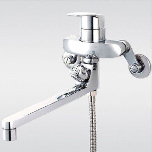 B-5 Wall mounted Bath tub faucet chrome finish with handheld shower head set - Picture 2 of 2