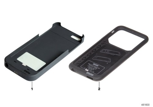BMW Genuino Cargador Inalámbrico Cargador Carcasa Funda iPhone 84212449609 | eBay