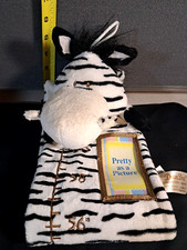 Plush Zebra Growth Chart photo holder Dan Dee Collectors Choice 24-60'' 1316L92