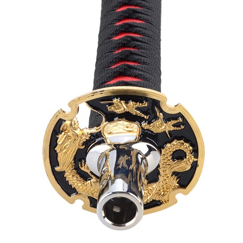 26cm Samurai Sword Shift Knob Shifter Katana Handle Black Universal 3 Adapters - Picture 8 of 8