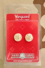 US ARMY GI ONE PAIR BUTTON SET FOR ENLISTED NCO & OFFICER VISOR CAP CHIN STRAP