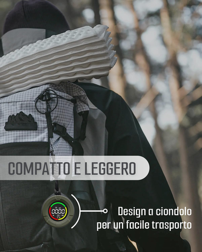 DS-100 Rilevatore Portatile Di Monossido Di Carbonio Con Magnete, Autonomia Di 1 - Foto 4 di 12