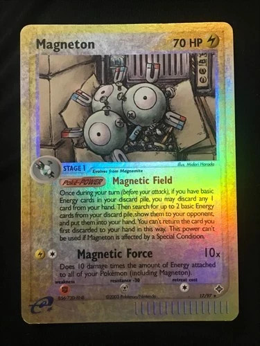 2003 Pokemon EX Dragon Magneton Reverse Holo #17/97 MINT