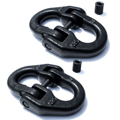 2pcs 1/2inch Hammerlock Coupling Connector Link Safety Chain Adapter Connector L