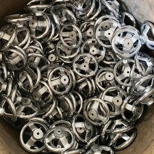 Volantino in acciaio cromato