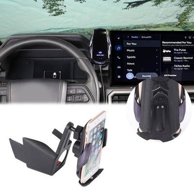 Wireless Charging Launch Button Phone Stand Large Screen For Toyota Tacoma	2024+