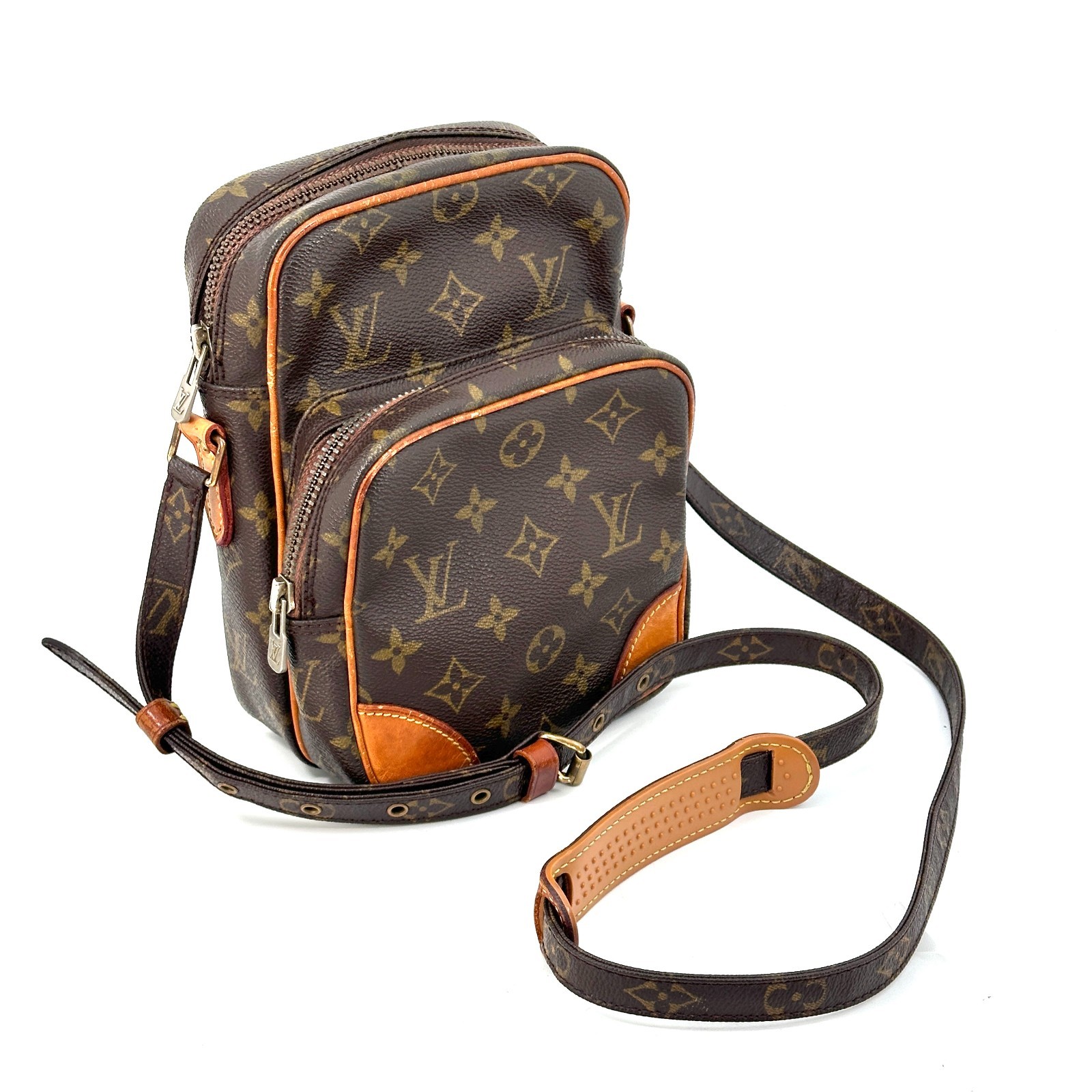 Louis Vuitton Amazone Shoulder Bag Monogram Canvas Brown Authentic