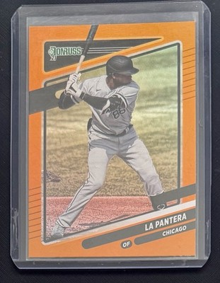 2021 Panini Donruss - Variation Luis Robert #143 Holo Orange La Pantera