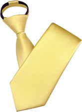 3.15"  8cm  Mens Solid Satin Tie Pre-tied Adjustable Zipper Necktie for Business
