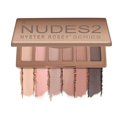 MYSTER ROSEY Nudes 2 Series Mini Eyeshadow Palette, Velvety MatteSatin Finish...