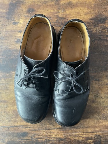 Doc Martins Made In England Vintage Black Leather Shoes Style 8452 Size UK8 US 9 - Picture 6 of 9