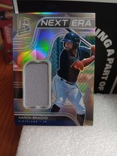 2021 Panini Spectra - Next Era Materials Aaron Bracho - Silver Prizm(MEM, RC)