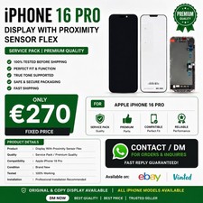Iphone 16 Pro Original Display With Proximity Sensor 100% Original