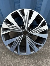 Genuine Audi Q4 E Tron 19" 8J Alloy Wheel Black Diamond Cut 89A601025C x 1