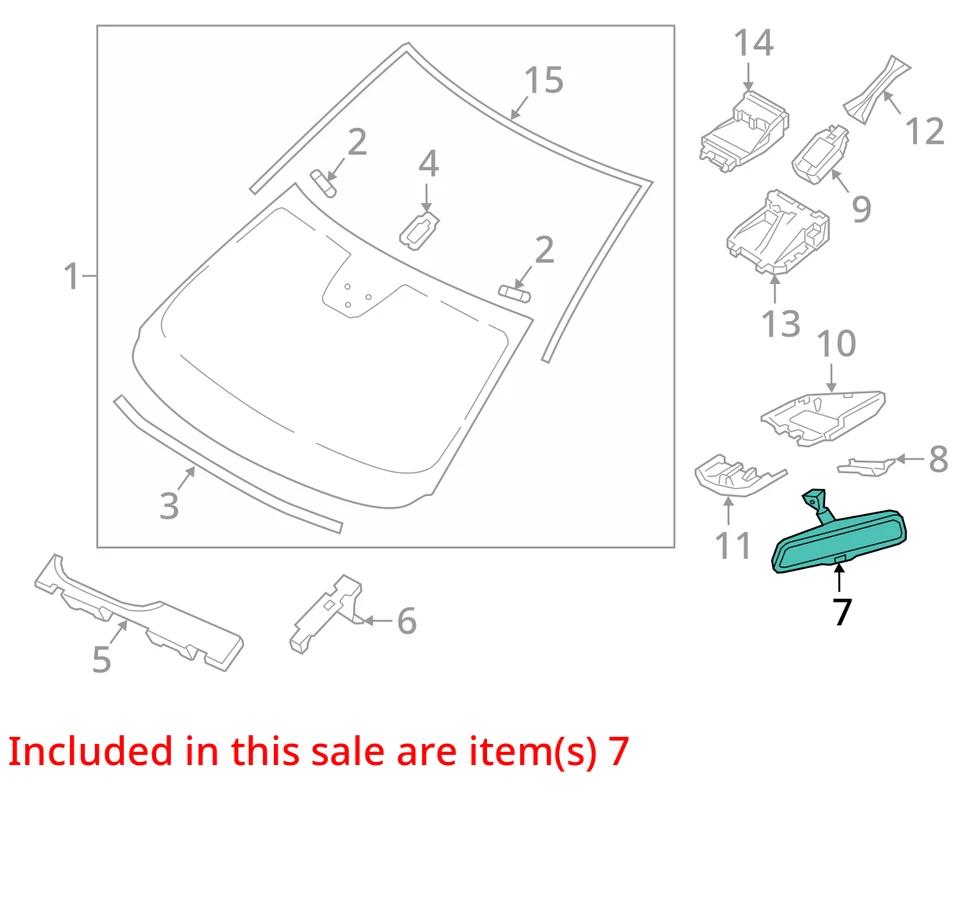 Espejo retrovisor atenuación automática para 14-23 MAZDA CX-5 2978174 Foto 3 de 4