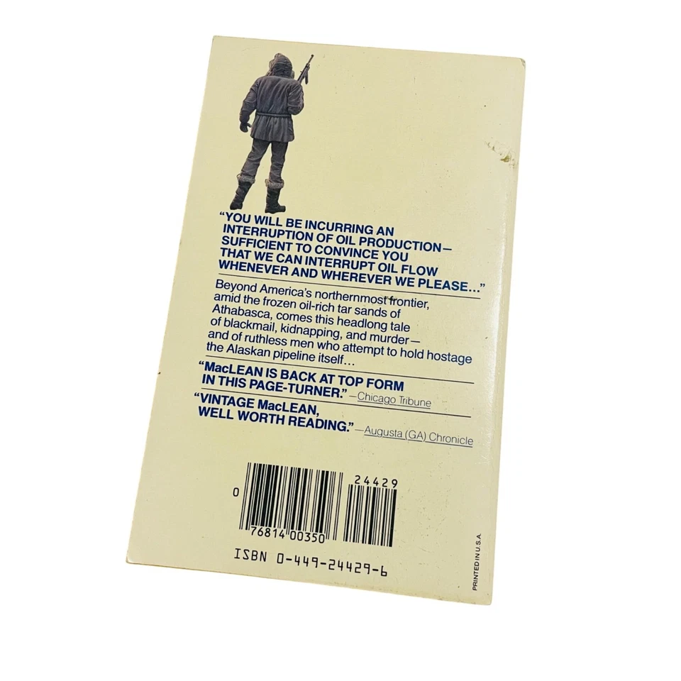 Athabasca By Alistair MacLean Paperback Book Vintage Foto 2 de 4