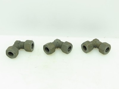 VOSS S16 Steel Flareless Metric 90° Union Compression Elbow 16mm Tube  LOT of 3