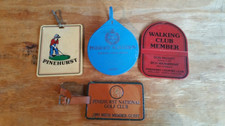 Pinehurst Golf Bag Tags - Vintage Putterboy, Pinehurst Golf Courses - Lot of 4