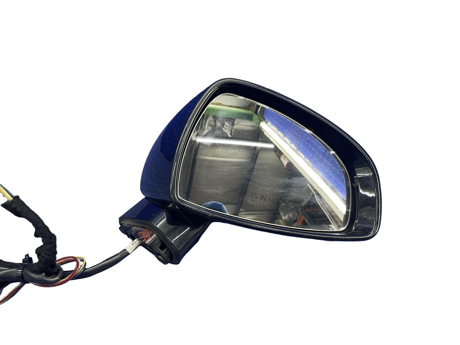 08-15 AUDI R8 FRONT RIGHT HEATED MAN. FOLD DOOR MIRROR ASSY PHANTOM BLACK PEARL