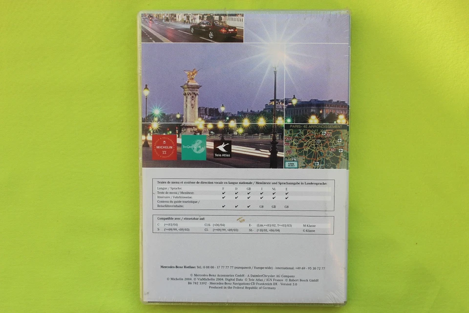 NEU CD NAVIGATION FRANKREICH MERCEDES BENZ COMAND APS DX 2004 C CL CLK E G M S - Bild 2 von 2