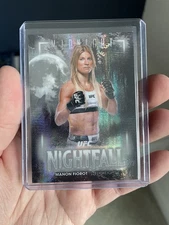 Manon Fiorot Nightfall Moon Beam - 2025 Topps Midnight UFC #NF-16