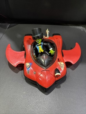 Bandai Little Dracula Dracster Fahrzeug Bat Car plus Figur Vintage 1990 s